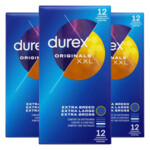 3x Durex Condooms Originals XXL - 32.67 euro