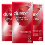 3x Durex Condooms Thin Feel Extra Dun - 31.34 euro