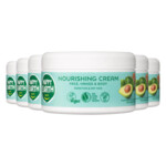 6x Happy Earth 100% Natuurlijke Voedende Créme Sensitive & Dry Skin