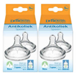 2x Dr. Browns Options+ Speen Y-cut Brede Halsfles Transparant - 14.33 euro