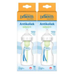 2x Dr. Browns Options+ Brede Halsfles Transparant - 30.29 euro