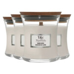 4x WoodWick Geurkaars Mini Warm Wool - 55.35 euro