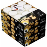 3x SPAAS Theelichten Maxi Wit 10 Branduren