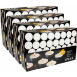 4x SPAAS Theelichten Wit 4,5 Branduren - 64.96 euro