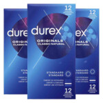 3x Durex Condooms Originals Classic Natural - 28.91 euro