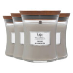 4x WoodWick Geurkaars Mini Fireside