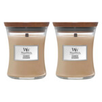 2x WoodWick Geurkaars Mini Cashmere