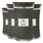 4x WoodWick Geurkaars Large Frasier Fir - 107.36 euro