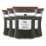 4x WoodWick Geurkaars Medium Frasier Fir - 85.62 euro