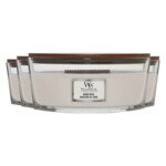 4x WoodWick Geurkaars Ellipse Warm Wool - 126.49 euro
