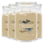 4x Yankee Candle Geurkaars Large Jar  Amber & Sandalwood - 95.81 euro