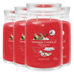 4x Yankee Candle Geurkaars Large Jar  Christmas Eve - 92.42 euro