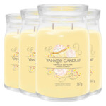 4x Yankee Candle Geurkaars Large Jar  Vanilla Cupcake - 101.99 euro