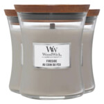 3x WoodWick Geurkaars Mini Fireside - 40.36 euro