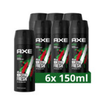 Plein <b>6x</b> Axe Deodorant Bodyspray Africa aanbieding