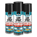 3x Bison Lijmspray Heavy Duty - 42.54 euro