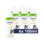 6x Dove Deodorant Spray Invisible Dry  100 ml