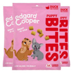 3x Edgard & Cooper Puppy Bite S Eend & Kip - 12.51 euro