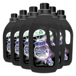 6x At Home Wasmiddel Black 42 Wasbeurten Zwart