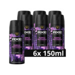 6x Axe Deodorant Bodyspray Purple Patchouli