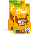 2x Edgard & Cooper Hondenvoer Bio Kalkoen - Bio Kip 7 kg