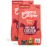 2x Edgard & Cooper Hondenvoer Droog Scharrelkip - Noorse Zalm Senior 7 kg