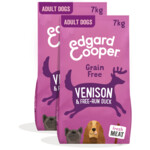 2x Edgard & Cooper Hondenvoer Droog Hert - Scharreleend 7 kg
