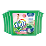 6x Dreft Wascapsules Touch of Pink 16 Wasbeurten