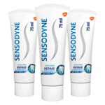 Plein <b>3x</b> Sensodyne Tandpasta Repair & Protect Extra Fresh aanbieding