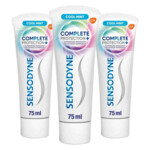 Plein <b>3x</b> Sensodyne Tandpasta Complete Protection + Cool Mint aanbieding