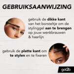 6x Got2b Glued 4 Brows & Edges Waterproof - 31.67 euro