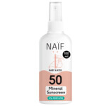 Naif Minerale Zonnebrand Spray Baby & Kids 0% parfum SPF 50