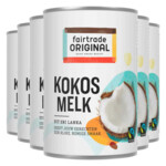 6x Fairtrade Original Kokosmelk - 15.29 euro