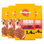 4x Pedigree Adult  Hondenbrokken Mini Rund 1,4 kg