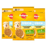 3x Pedigree Hondenvoer Hondenbrokken Junior Kip - 29.19 euro