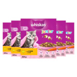 5x Whiskas Junior Kattenbrokken Kip