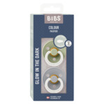 Bibs Fopspeen Latex Symmetric Maat 2 6-18 mnd Glow Sage Cloud - 10.99 euro