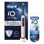 Oral-B Elektrische Tandenborstel iO5 Roze + Opzetborstels 6 stuks Pakket