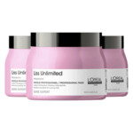 3x L'Oréal Professionnel Liss Unlimited Haarmasker - 72.95 euro