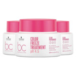 3x Schwarzkopf Professional Bonacure Color Freeze Haarmasker - 29.57 euro