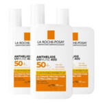 3x La Roche Posay Anthelios Onzichtbare Fluïde SPF 50 - 57.38 euro
