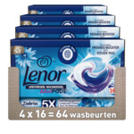 Plein <b>4x</b> Lenor Wasmiddel All-in-1 Pods Zeebries aanbieding