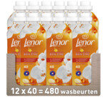 Plein <b>12x</b> Lenor Wasverzachter Amber & Orchidee 40 Wasbeurten aanbieding