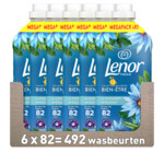 Plein <b>6x</b> Lenor Wasverzachter Zeebries 82 Wasbeurten aanbieding