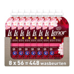 Plein <b>8x</b> Lenor Wasverzachter Jasmijn & Rose de Mai 56 Wasbeurten aanbieding