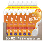 Plein <b>6x</b> Lenor Wasverzachter Amber & Orchidee 82 Wasbeurten aanbieding