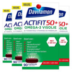 4x Davitamon Actifit 50+ Omega-3 Visolie - 69.98 euro