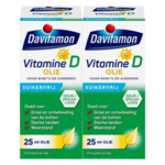 Plein <b>2x</b> Davitamon Vitamine D Olie aanbieding