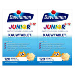 Plein <b>2x</b> Davitamon Junior 3+ Multivruchten aanbieding