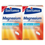 Plein <b>2x</b> Davitamon Magnesium Spieren en Botten aanbieding